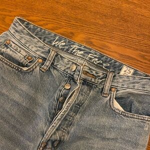 We The Free Free People faded blue jeans - denim light wash